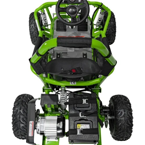 Zielony samochod dla dzieci na akumulator Buggy dla Dziecka - Gokart MUD MONSTER.webp