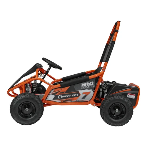 Pomarańczowe auto na akumulator dla 5 latka Buggy dla Dziecka - Gokart MUD MONSTER.webp