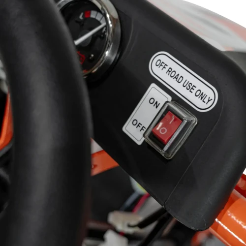 Pomarańczowe auto na akumulator dla 7 latka Buggy dla Dziecka - Gokart MUD MONSTER.webp