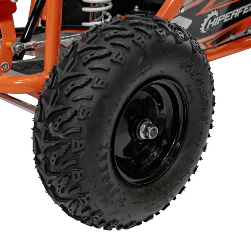 Pomarańczowy akumulatorowy dla dzieci Buggy dla Dziecka - Gokart MUD MONSTER.webp