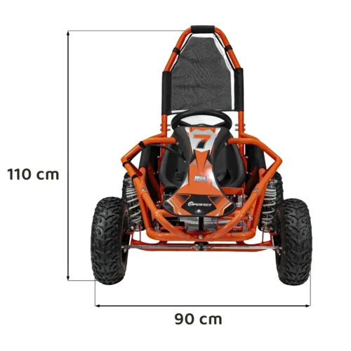 Pomarańczowy samochód na akumulator dla dzieci Buggy dla Dziecka - Gokart MUD MONSTER.webp