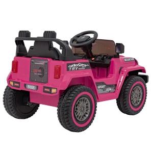 Różowe autko na akumulator dla dzieci terenowe na pilota - Off Road MOUNTAIN.webp