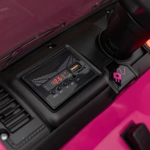 Różowy elektryczny samochód dla dzieci terenowe na pilota - Off Road MOUNTAIN.webp