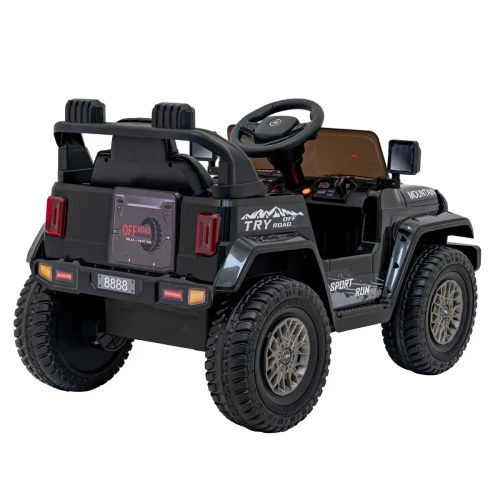 Czarne autko na akumulator dla dzieci terenowe na pilota - Off Road MOUNTAIN.webp