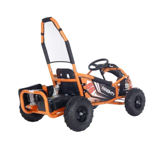 Pomaranczowy auto elektryczne dla dzieci Gokart Elektryczny MAIGHTY.webp