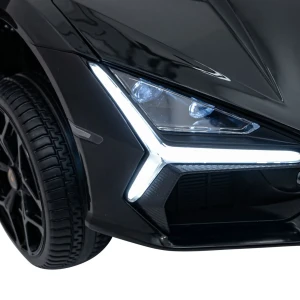 Czarne auto na pilot dla dziecka Lamborghini Revuelto XL STRONG.webp