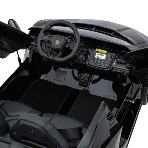 Czarny samochod dla dziecka na pilot  Lamborghini Revuelto XL STRONG (1).webp