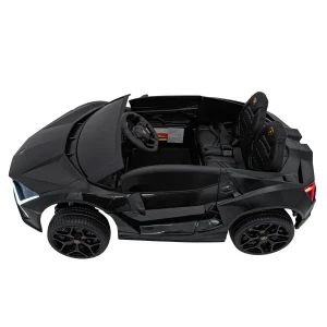 Czarny samochodzik elektryczny dla dzieci Lamborghini Revuelto XL STRONG.webp