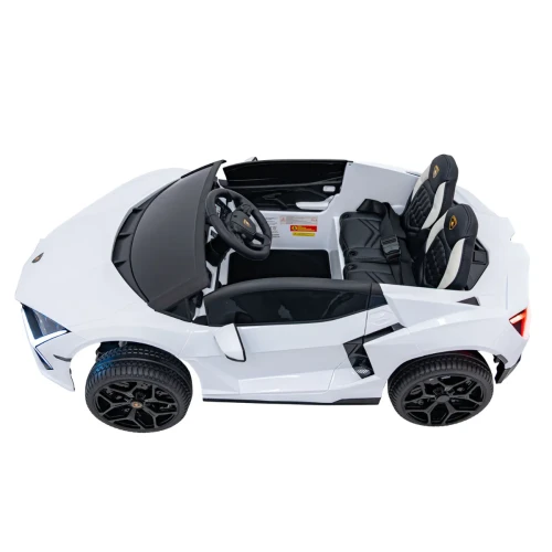 Biały samochodzik elektryczny dla dzieci Lamborghini Revuelto XL STRONG.webp