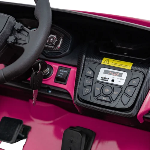 Różowy samochod dla dziecka na pilot  Lamborghini Revuelto XL STRONG.webp