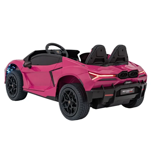 Różowy samochodzik dla dziecka na akumulator  Lamborghini Revuelto XL STRONG.webp