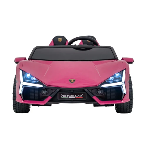 Różowy samochodzik elektryczny dla dzieci Lamborghini Revuelto XL STRONG.webp