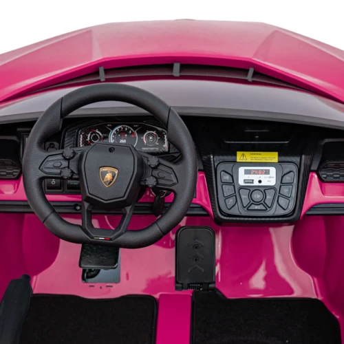 Różowy samochód akumulatorowy dla dzieci  Lamborghini Revuelto XL STRONG.webp