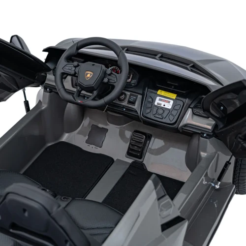 Szare elektryczne auto dla dzieci Lamborghini Revuelto XL STRONG.webp