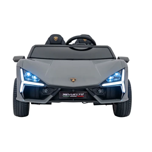 Szary samochodzik elektryczny dla dzieci Lamborghini Revuelto XL STRONG.webp