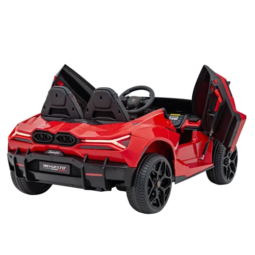 Czerwone autko na akumulator dla dzieci - infografika Lamborghini Revuelto XL STRONG.webp