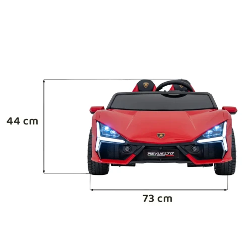 Czerwony samochód akumulatorowy dla dzieci Lamborghini Revuelto XL STRONG.webp