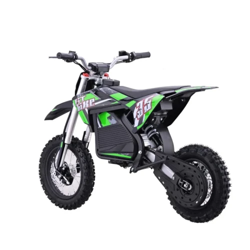 Zielone auto elektryczne dla dzieci Motorek na Akumulator PIT BIKE Cross.webp