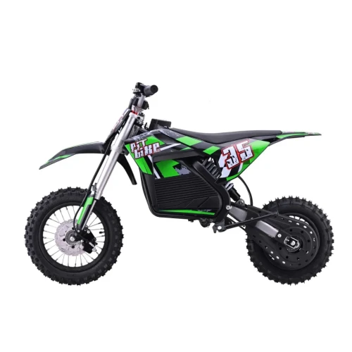 Zielone auto na akumulator dla 5 latka Motorek na Akumulator PIT BIKE Cross.webp