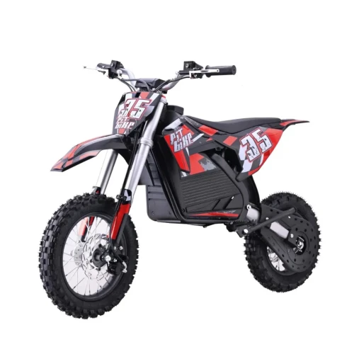 Czerwone auto dla dzieci elektryczne Motorek na Akumulator PIT BIKE Cross.webp