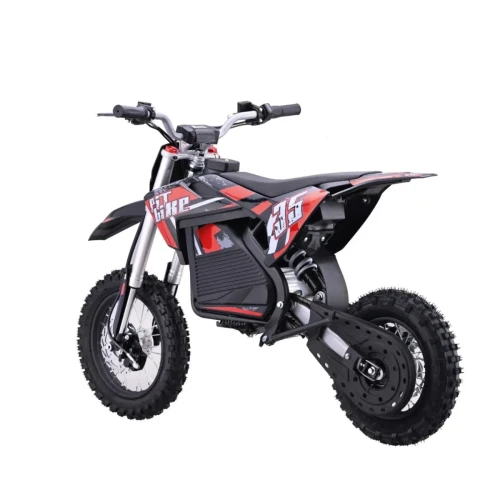 Czerwone auto elektryczne dla dzieci Motorek na Akumulator PIT BIKE Cross.webp