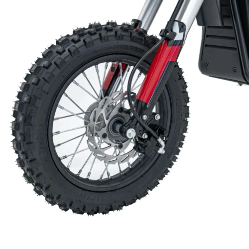 Czerwony samochód elektryczny dla dziecka Motorek na Akumulator PIT BIKE Cross.webp