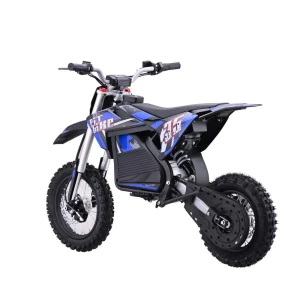 Niebieskie auto elektryczne dla dzieci Motorek na Akumulator PIT BIKE Cross.webp