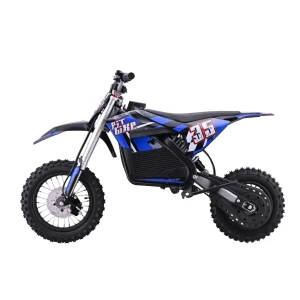 Niebieskie auto na akumulator dla 5 latka Motorek na Akumulator PIT BIKE Cross.webp
