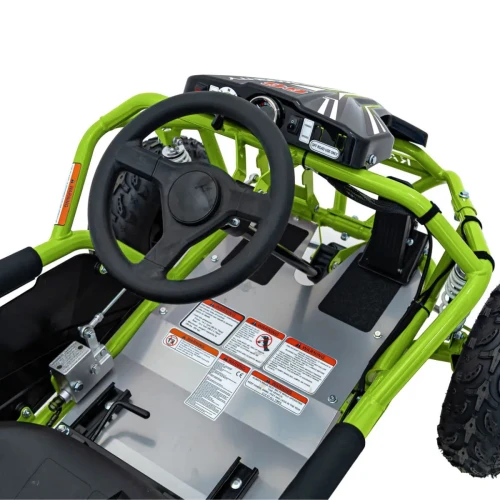 Pomaranczowy samochodzik elektryczny dla dzieci Pojazd Gokart Elektryczny MAIGHTY.webp