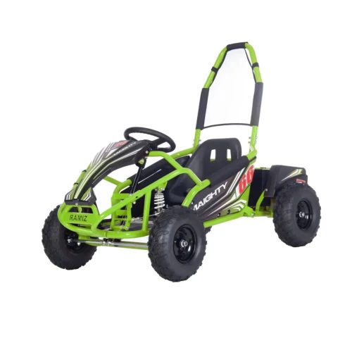 Zielony auto dla dziecka na akumulator  Pojazd Gokart Elektryczny MAIGHTY.webp