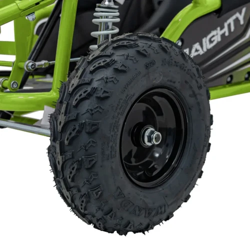 Zielony gokart dla dzieci Pojazd Gokart Elektryczny MAIGHTY.webp
