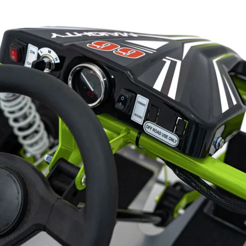 Zielony gokart na akumulator dla dzieci Pojazd Gokart Elektryczny MAIGHTY.webp