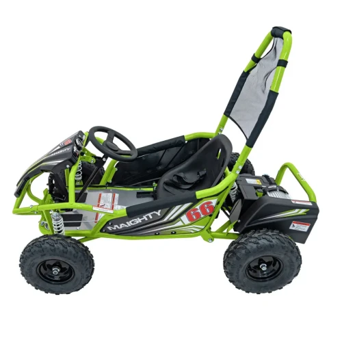 Zielony samochodzik dla dziecka na akumulator Pojazd Gokart Elektryczny MAIGHTY.webp