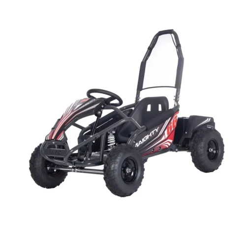 Czarny auto dla dziecka na akumulator Pojazd Gokart Elektryczny MAIGHTY.webp