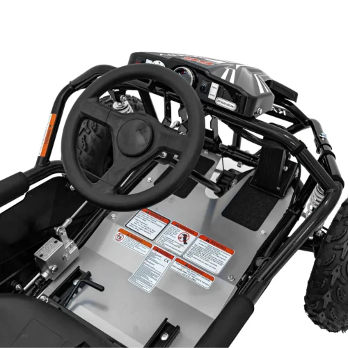 Czarny samochodzik elektryczny dla dzieci Gokart Elektryczny MAIGHTY.webp