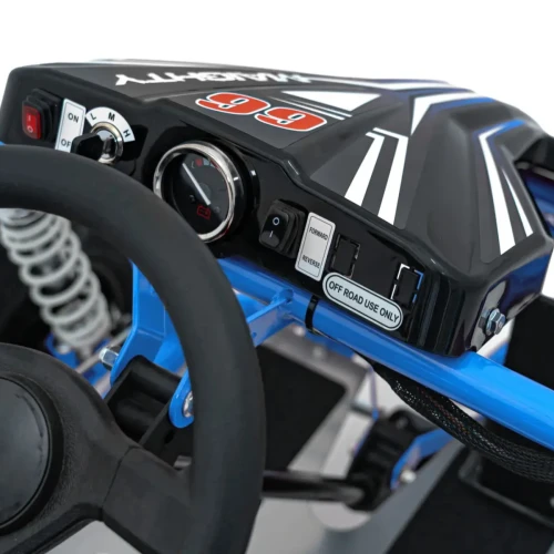Niebieski auto na akumulator dla 6 latka Pojazd Gokart Elektryczny MAIGHTY.webp