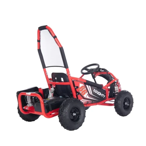 Czerwone auto elektryczne dla dzieci Pojazd Gokart Elektryczny MAIGHTY.webp