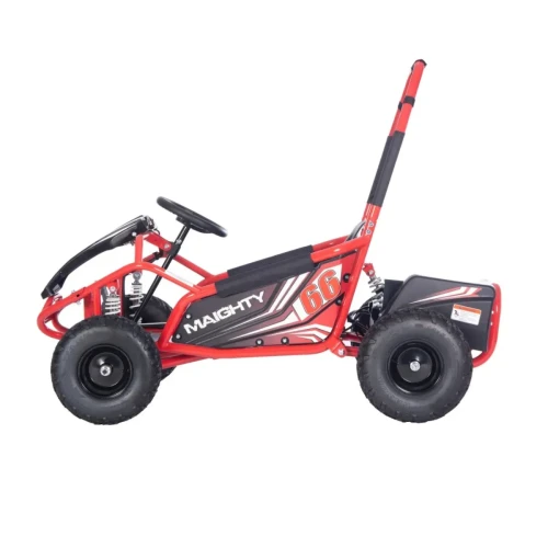 Czerwone auto na akumulator dla 5 latka Pojazd Gokart Elektryczny MAIGHTY.webp