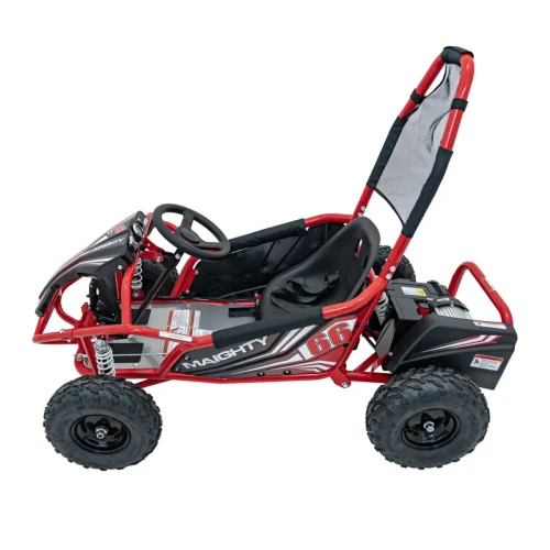 Czerwony samochodzik dla dziecka na akumulator Gokart Elektryczny MAIGHTY.webp