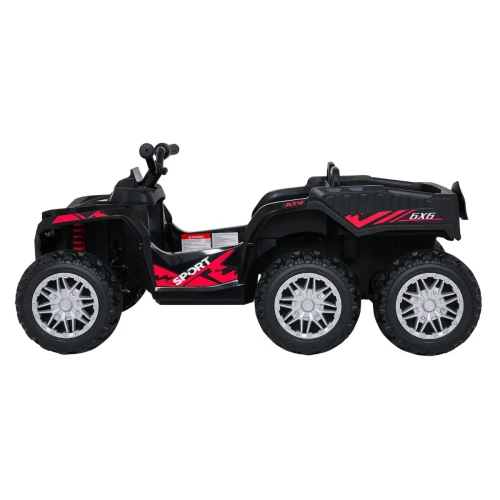 Czarne auto na akumulator dla 5 latka Quad Sport TX ATV - 3-osiowy.webp