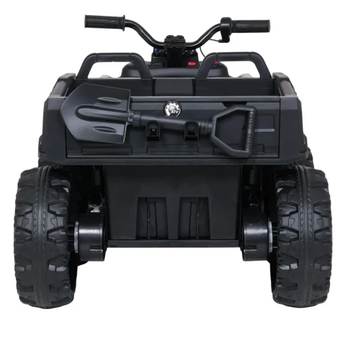 Czarne auto na akumulator dla 6 latka Quad ATV Desert.webp