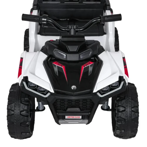 Biały samochodzik dla dziecka na akumulator Quad Sport TX ATV - 3-osiowy.webp