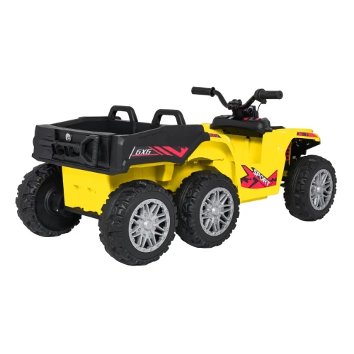 Żółte auto elektryczne dla dzieci Quad Sport TX ATV - 3-osiowy.webp
