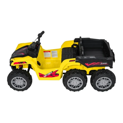 Żółte auto na akumulator dla 5 latka Quad Sport TX ATV - 3-osiowy.webp