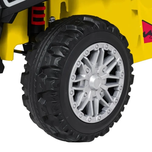 Żółty elektryczny samochód dla dzieci Quad Sport TX ATV - 3-osiowy.webp