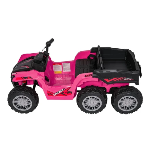 Różowe auto na akumulator dla 5 latka Quad Sport TX ATV - 3-osiowy.webp