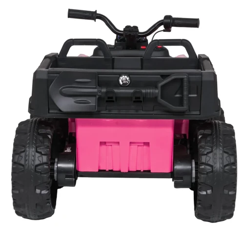 Różowe auto na akumulator dla 6 latka Quad ATV Desert.webp