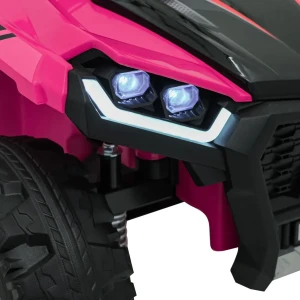 Różowe elektryczne auto dla dzieci Quad Sport TX ATV - 3-osiowy.webp