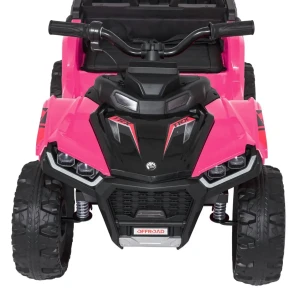 Różowy samochodzik dla dziecka na akumulator Quad Sport TX ATV - 3-osiowy.webp