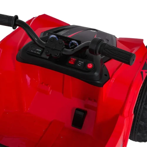 Czerwony quad na akumulator dla dzieci Quad Sport TX ATV - 3-osiowy.webp